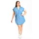 thumbnail image 1 of Vestido denim Roman Fashion Tallas Extras 13110 Mezclilla tono medio azul 40, 1 of 7