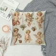 thumbnail image 2 of GOSMITH  Valentine's Day Throw Pillow Covers Love Rose Heart Pillow Cover Romantic Vintage Valentines Retro Pillow Cases Soft Decorative Cushion Cover for Couch Sofa Bed Decorations, 2 of 5