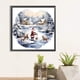 thumbnail image 1 of 5D DIY taladro redondo completo pintura de diamante Santa en la nieve kit decoración del hogar JShteea El nuevo, 1 of 9