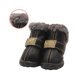 thumbnail image 3 of Greeniant TureClos, 4 Uds., zapatos para perros, botas de nieve impermeables de lana difusa cálida, calzado de invierno para mascotas de cuero PU Ropa para mascotas negro Tipo 2 Greeniant PT000057-07B, 3 of 6