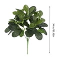thumbnail image 3 of Artificial Green Potted Plants Faux Monstera Calathea Philodendron Bouquets, Fake Plastic Greenery Arrangements for Home Office Garden Indoor Outdoor Decor,C, 3 of 6