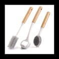 thumbnail image 3 of Cepillo para Platos con Manejar Bambú,Cepillo para Fregar Platos,Cepillo para Sartenes,Cepillo para Lavar y Limpiar Platos,Cepillo para Sartenes Doble Cabezal y Cepillo para Tazas, 3 of 5