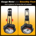 thumbnail image 5 of Fuel Gauge Gas Cap for John Deere Tractor 300 312 314 316  317 400 Fuel Gas Tank Level Gauge Meter w/Cap AM35120/AM143249/125352 Tractor Gas Tank Gauge Cover for 6 1/4" Tank Depth, 5 of 7