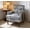 Blue, variant on Accent Chair with Floral Upholstery, Armchair with Nailhead Trim,Blue Traditional Print, 9" Solid Wood Legs, Farmhouse Slipper Chair for Living Room, Bedroom