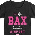 thumbnail image 3 of Barbie -BAX Barbie Land Airport - Toddler & Youth Girls Short Sleeve Graphic T-Shirt, 3 of 5
