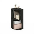 thumbnail image 5 of Furinno Econ 2-Tier Freestanding Corner Shelf Bookcase, Bookshelf, Espresso, 5 of 6