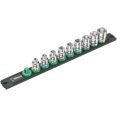 thumbnail image 1 of Magnetic Sock Rail B Imperial 1 Sock Set 3/8" drv 9 pcs, 1 of 18