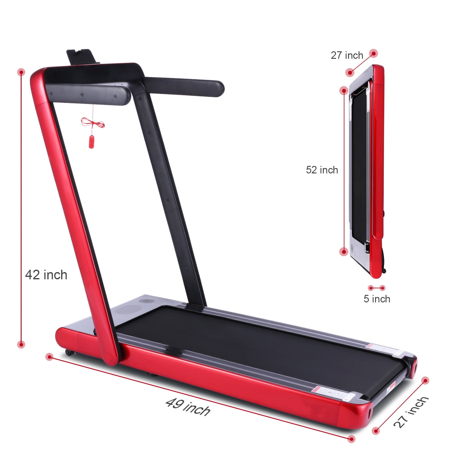 ANCHEER 2 in1 Folding Treadmill, Smart 2.25 Under Desk Treadmill
