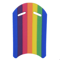 Kids Adults Rainbow Swimming Kickboard Foam Float Kick Board Pool Training Aid Hand Tool