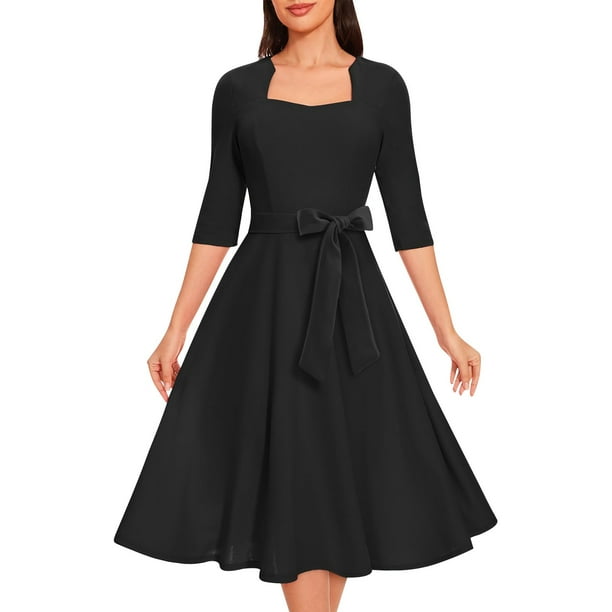 Vestido de Verano con Cuello en V, Elegante Plisado Casual, Vestido sin Mangas para Mujeres
