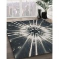 thumbnail image 2 of Ahgly Company Indoor Round Patterned Dark Gray Novelty Area Rugs, 8' Round, 2 of 6