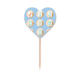 thumbnail image 1 of Juego de la máquina tragamonedas Etiqueta del corazón de la bandera del palillo de dientes, 1 of 3