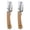 B, variant on Haiamaoyi 2PCS Kitchen Multi-Function Stainless Steel Thickened Fruit Peeler Knife, Wooden Kitchen Tool, 2-in-1 Multifunctional Peeler for Peeling & Opening Bottles