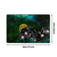 thumbnail image 4 of ZICANCN Spaceship Moon Wormhole Area Rugs Doormat , Facecloth Non-Slip Floor Mat Rug for Living Room Kitchen Sink Area Indoor Outdoor Entrance 72"x48", 4 of 9