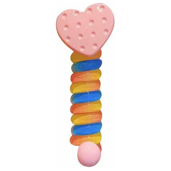 SDNall Hair Bands for Girls, Cute Hair Accessories with Stretchable Rubber and Heart Floral Designs, Gentle Head Ropes for Easy Hairstyling
