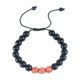 thumbnail image 1 of Pulsera luminosa que brilla en la oscuridad, cuentas de obsidiana, pulsera de moda para oración, 1 of 5