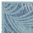 thumbnail image 5 of SAFAVIEH Courtyard Nick Floral Indoor/Outdoor Area Rug, Aqua/Navy, 8' x 10', 5 of 7