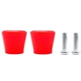 thumbnail image 1 of 2Pcs Roller Inline Skates Roller Brakes Block Toe Stoppers Parts Red, 1 of 7