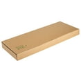 thumbnail image 4 of Eco Pie Kraft Paper Corrugated Flatbread Box - 24" x 12" x 2" - 50 count box, 4 of 10