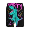 thumbnail image 5 of Gaeub Rex Dinosaur With Sunglasses Printed Men's Short Pajama Pants, Lightweight Lounge & Sleep Bottoms Keep You Cool - 3X-Large, 5 of 9