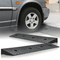 Magshion 2 Pieces Rubber Curb,2" Rise 39" Length Heavy Duty Loading Driveway Ramp for Cars, Wheelchair