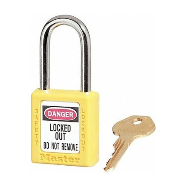 Candado de Termoplástico Amarillo Lock Master Lock Co 410YLW