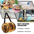 thumbnail image 3 of SEANATIVE Sunflower Round Tissue Holder Highland Cow Round Paper Towel Storage Bag with Adjustable Strap Portable Hanging Paper Holder for Camping Roll Paper Case Cover Home Decor, 3 of 7