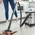 HART 6 Gallon 5 Peak HP Stainless Steel Wet/Dry Vacuum with Cartridge