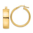 thumbnail image 1 of Quality Gold TF1990 14K Yellow Gold Polished Hoop Earrings, 1 of 1