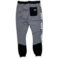 thumbnail image 2 of Ecko Unltd Men's Sweatpants Side Logo Tape Strip Marled Heather Fleece Jogger (Medium, Grey Marled), 2 of 4