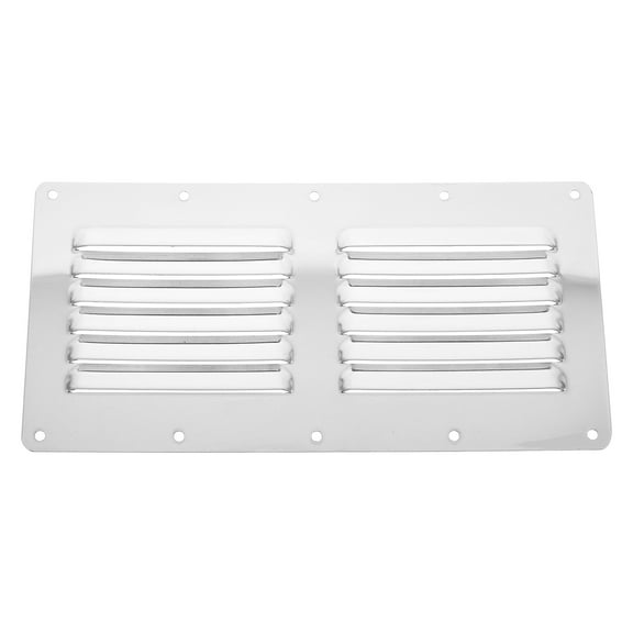 GOOHOCHY Stainless Steel Venting Panel for Outdoor Kitchen Grill Accessory Rectangle Grill Vent Cover Fire Pit Screen Air BBQ Ventilation Panel Stove Vent Cover