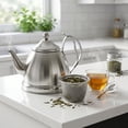 thumbnail image 3 of Creative Home Nobili-Tea 2.0 Qt Stainless Steel Tea Kettle with Removable Infuser Basket, 3 of 10