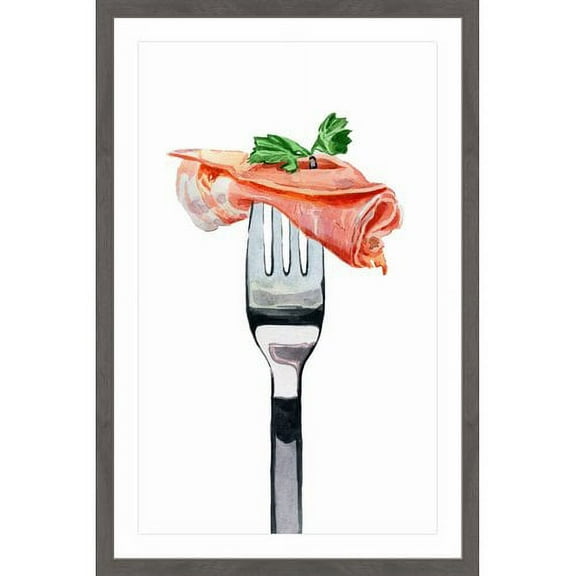 "Put a Fork in It" Framed Painting Print
