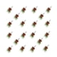 thumbnail image 1 of Paquete de 20 mini ramas de pino artificiales con bayas y piñas, decoración navideña festiva para interiores y exteriores, 1 of 7