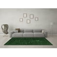 thumbnail image 3 of Ahgly Company Indoor Square Abstract Emerald Green Contemporary Area Rugs, 8' Square, 3 of 4