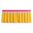 thumbnail image 2 of Pencil Table Skirt Cloths, Stationery Teacher Desk Skirts for Classroom Rectangle Tablecover Skirt for Back to School Home Office Bookcase Cabinet Teacher Table Supplies Stationery, 2 of 5