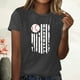 thumbnail image 2 of Blusa informal de manga corta con cuello redondo y estampado suelto de verano para mujer con estilo OAVQHLG3B Store  lin121212, 2 of 4
