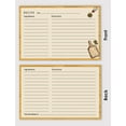 thumbnail image 3 of Inkdotpot 4x6 Inch Recipe Cards (Set of 50) , Thick Double Sided Premium Card Stock- Modern Style White Recipe Notecards for Weddings- Bridal- Baby Shower - Kitchen Theme, 3 of 6