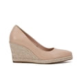 thumbnail image 3 of Women's Platform Espadrilles Wedge Sandals Slip On Solid Color Closed Pointed Toe Comfortable Wedge Pumps Shoes, 3 of 6
