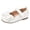 White, variant on newwalpole Girls Dress Shoes Toddler Mary Jane Shoes Flats with Bow for Toddler/Little/Big Kids White for Size 11