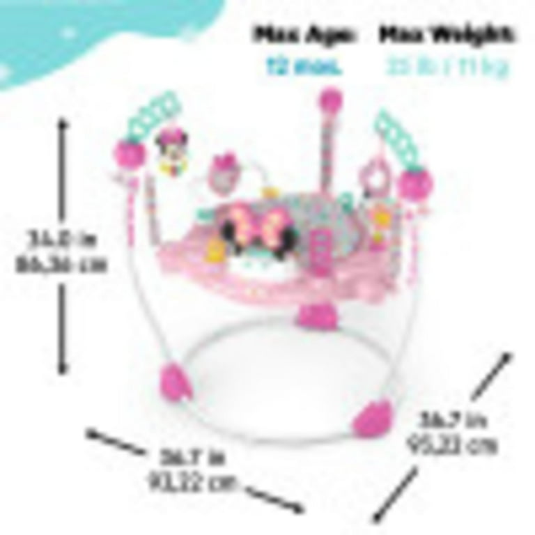 Mouse Jumperoo Pink Minnie Mouse Jumper Peekaboo Disney Minnie