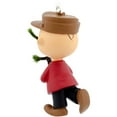 thumbnail image 2 of Hallmark Peanuts Charlie Brown with a Christmas Tree Resin Ornament, 2 of 3