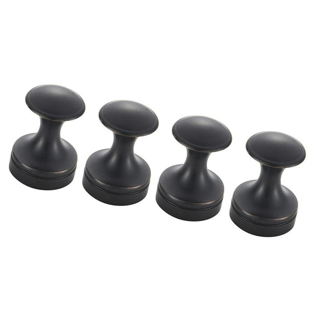 Paquete de 4 ganchos de pared de latón, perchero decorativo, sombrero, bufanda, bolsa, gancho para colgar