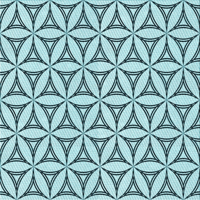 Ahgly Company Machine Washable Indoor Square Transitional Aquamarine Stone Green Area Rugs, 4' Square