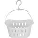 thumbnail image 2 of ColoMX Cesta de ducha colgante de plástico, cesta de almacenamiento portátil para cocina y baño, organizador con gancho para baño y cocina., 2 of 8