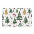 thumbnail image 1 of Inteprter Estera de pie de tierra de diatomeas suave de Navidad, decoración festiva acogedora, además adecuada para Navidad Juegos de accesorios de baño tipo+3, 1 of 6
