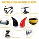 thumbnail image 3 of Black/red - Devil Horn Set Of 4 Motorcycle Helmet Decoration Accessories - Personal Devil Horn With Soft Rubber Suction Cups For Motocross Helmets, 3 of 5