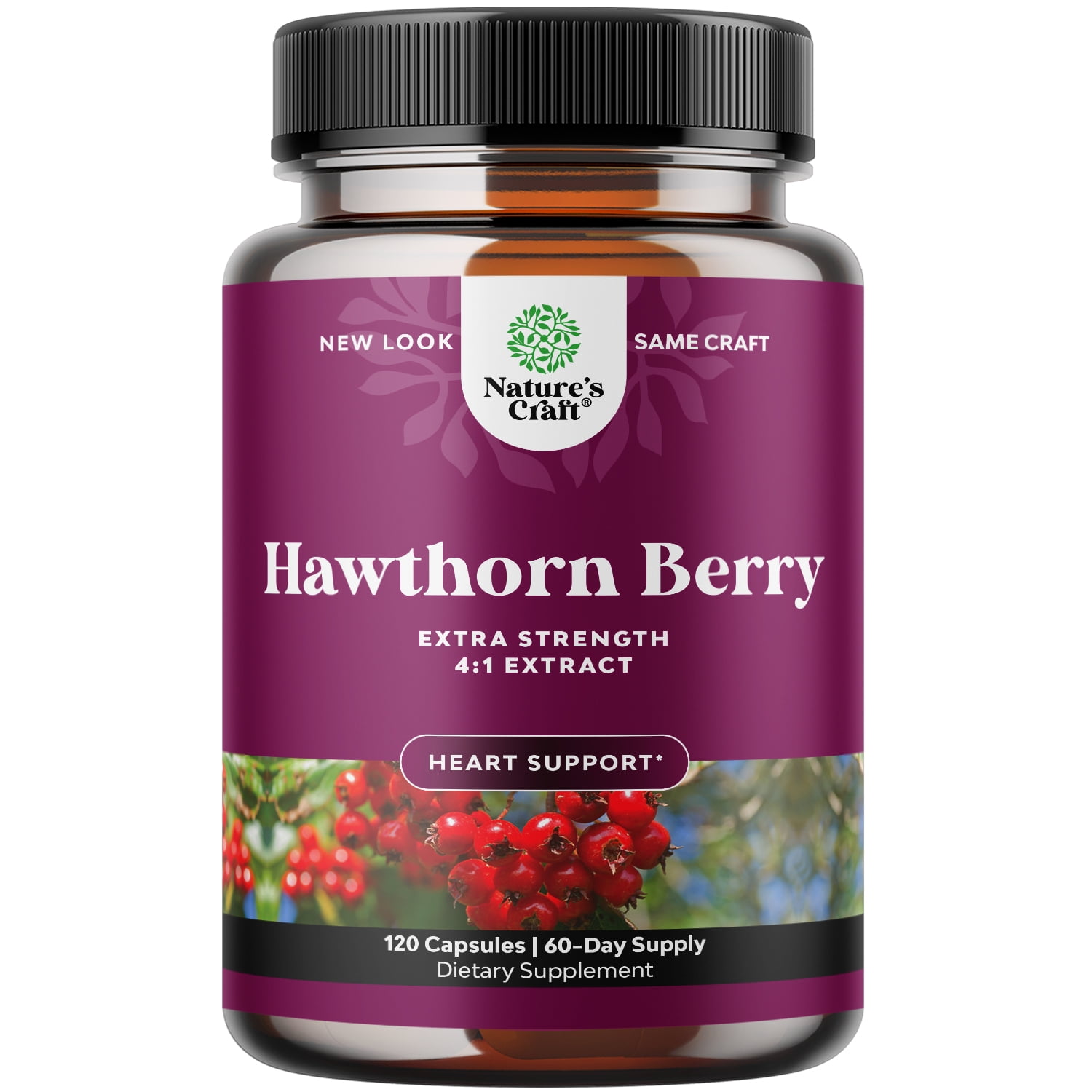 Natures Craft Hawthorn Berry 120 Capsules