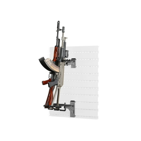 Savior Equipment Angle Adjustable Rifle Wall Rack System Gray Barrel Rack 12 x