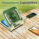 thumbnail image 5 of Ventilador con energía solar de 20000 mAh, ventilador recargable, ventilador con batería, ventilador portátil con 3 fuertes vientos y banco de energía, ventilador para persona para acampar al aire lib, 5 of 8